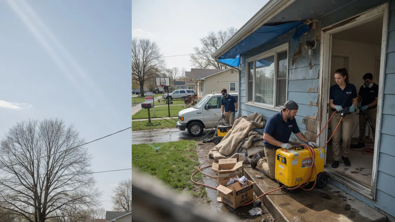 Basement Flood Cleanup in Almont, ND near me